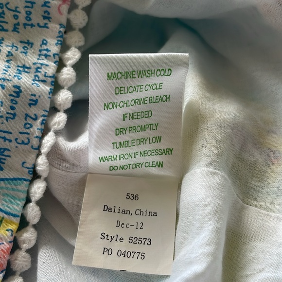 LILY PULITZER 2013 Zodiac Horoscope Written in the Stars Skirt Size 0 - Picture 7 of 11